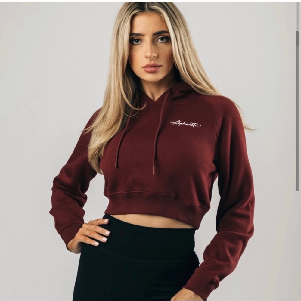 Alphalete crop hoodie